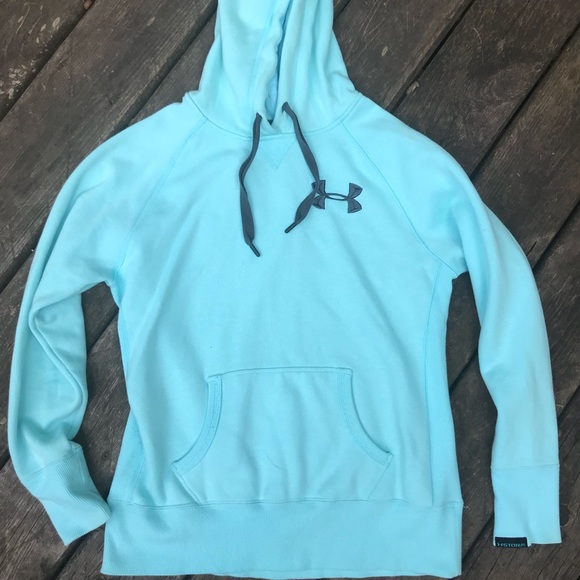 baby blue under armour hoodie